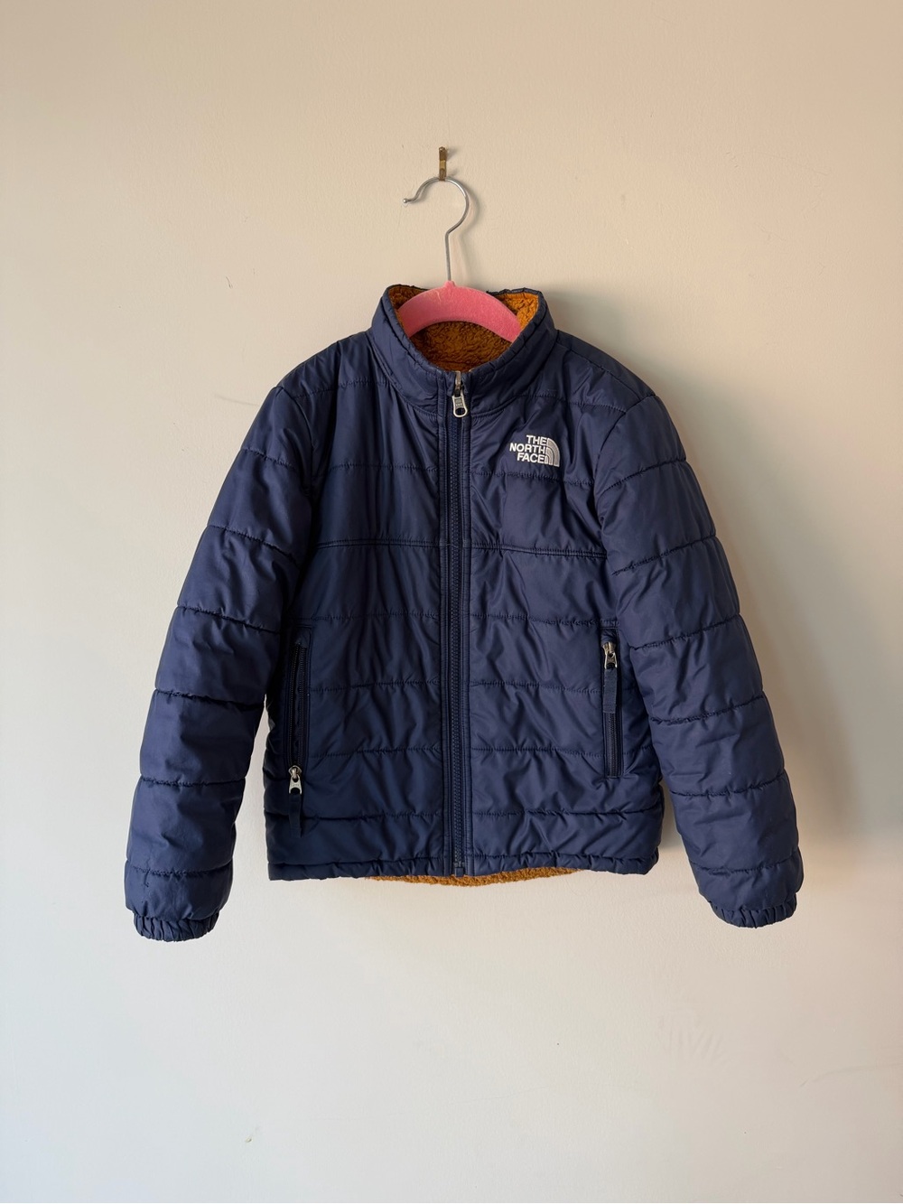 Boys 5/6 Reversible Northface Winter Jacket